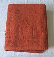 Plain Dyed 100% Cotton bath towel, Technics : Woven