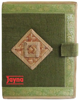 Jayna designer folder, Color : green jute