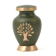 Silver Japanese Cremation Urn