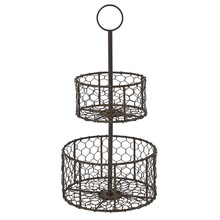  Metal Two Tier Basket, Feature : Eco-Friendly