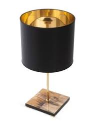 Buffalo Horn Table Lamp, for Lighting, Pattern : Plain