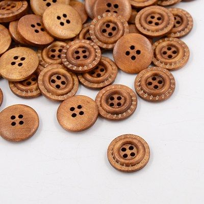 Round Wooden Buttons, Feature : Durable
