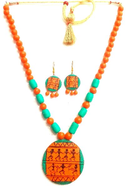 Printed Modish Terracotta Jewellery, Size : Customized