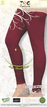 TSG Breeze Cotton Spandex Leggings, Feature : Anti-Bacterial, Breathable, Snagging Resistance