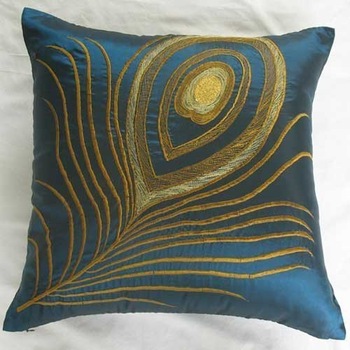 100% Polyester cushion cover, for Decorative, Style : Plain