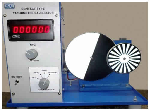 Contact and Non Contact Tachometer Calibrator