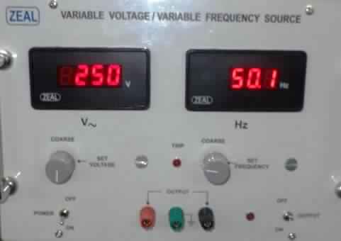 Variable voltage and frequency Stabilizer