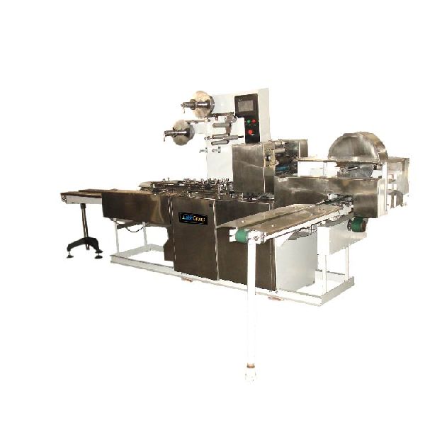 Detergent cake paper wrapping machine