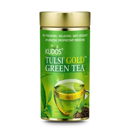 Tulsi Gold Green Tea Bags