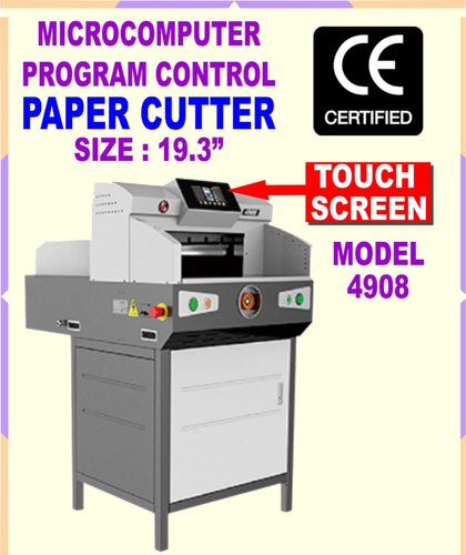 4908 Electric Paper Cutting Machine, Voltage : 220V