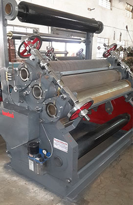 Oblique Type Paper Corrugating Machine