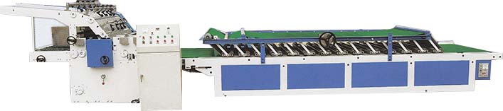 Semiautomatic flute laminator