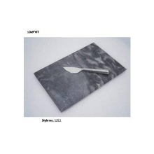 Marble cutting board with Steel Knife