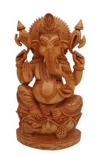 Divinecrafts wooden god idol statue, Style : Ethanic