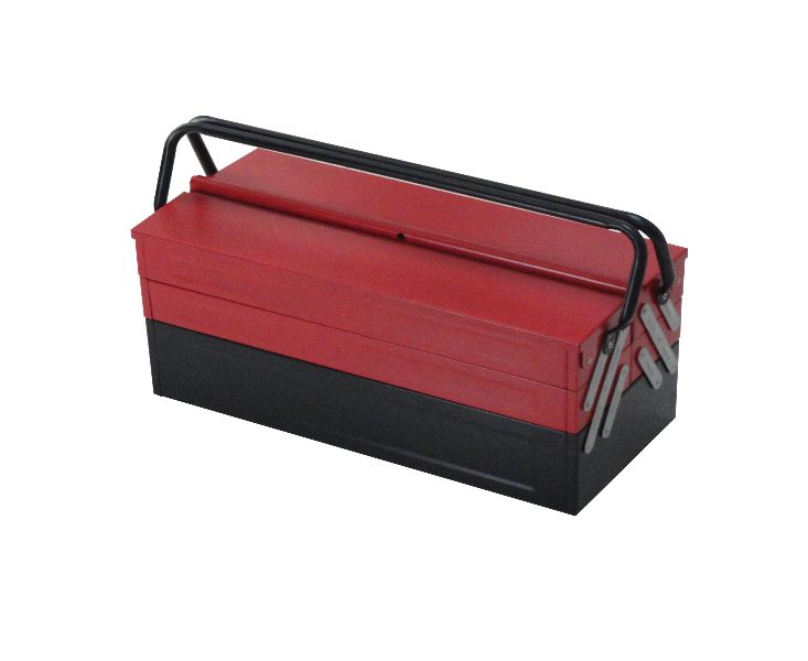 Venus VTB Metal Tool Box with 5 Compartment Box (Red)