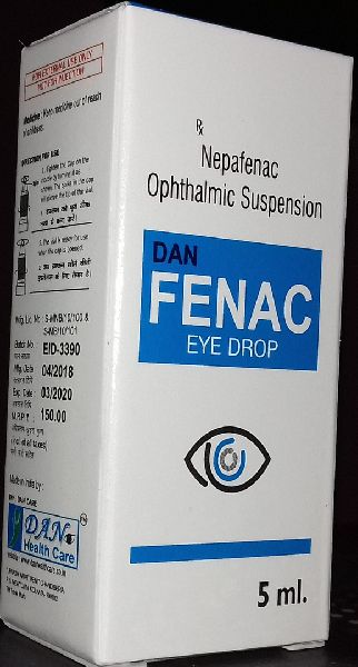 Plastic DAN Fenac Eye Drop, Shelf Life : 2 Years