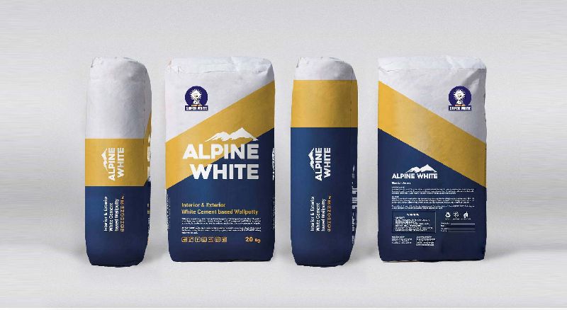 Alpine White Wall Putty, Packaging Size : 20 kg