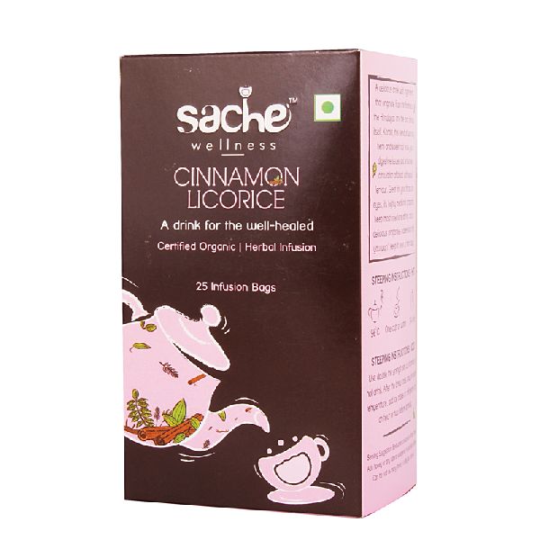 Sache Wellness Blended Licorice Tea TBC, Certification : GMP, ISO, NOP, NPOP, EU