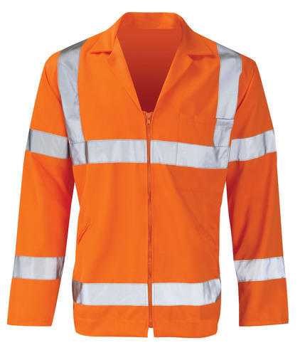 Full Sleeves Cotton Industrial Jacket, for Construction, Size : M, XL, XXL