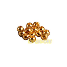 Round Gold Brass Bead