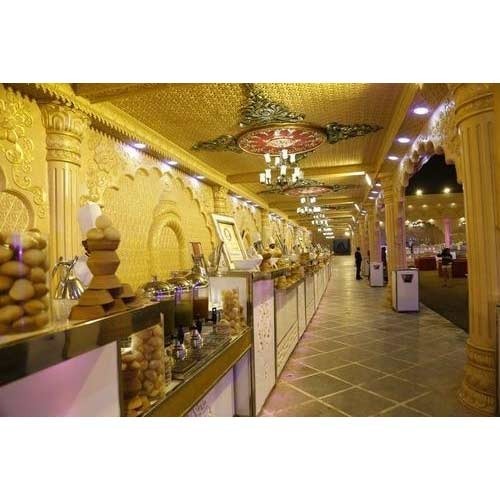 Banquet Hall Interior With Fiber Ceiling