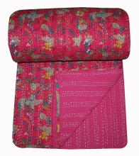 Shine Fabric Printed Kantha Quilt, Style : Jacquard