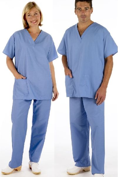 Plain Hospital Scrubs, Size : Small, Medium, Large, XL, XXL