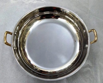Virgin Craft Round Shape Stainless Steel Serving Bowl