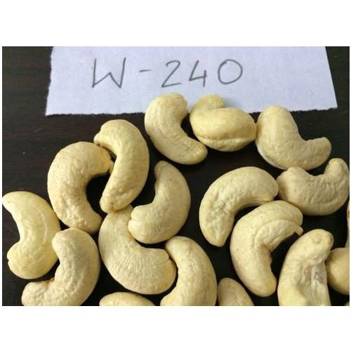 W240 cashew nut, for Food, Snacks, Packaging Size : 10kg, 1kg, 500gm