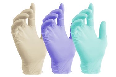 Latex Examination Gloves Loose, for Lab, Length : 10-15inches, 15-20inches