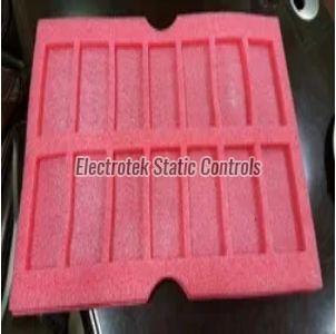 Rectangular ESD EPE Mobile Tray, Color : Pink
