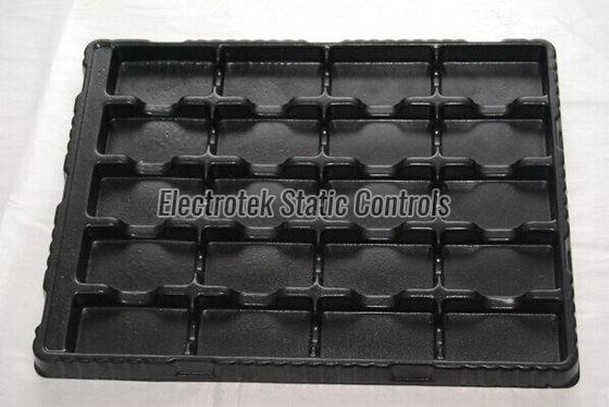 Esd Thermoforming tray, Color : Black