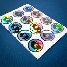 PET Hologram Circle Labels, Feature : Anti-Counterfeit
