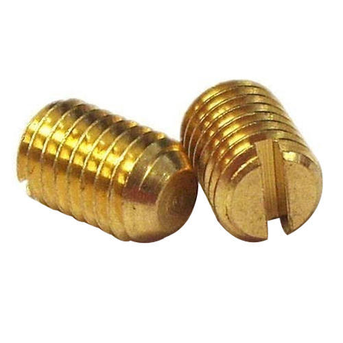 Round Brass Slotted Grub Screw, for Fittings Use, Length : 10-20cm, 20-30cm, 30-40cm, 40-50cm