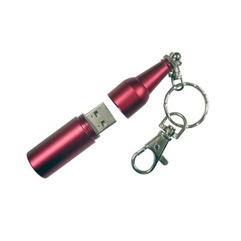 Metal usb memory stick, Style : Rectangle, BOTTLE SHAPED