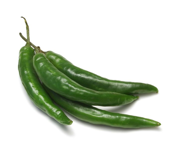 fresh green chilli