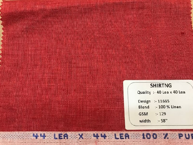 D'Textile Linen Fabrics, for Bedding, Boutique, Garments, Width : 58inch, 60inch