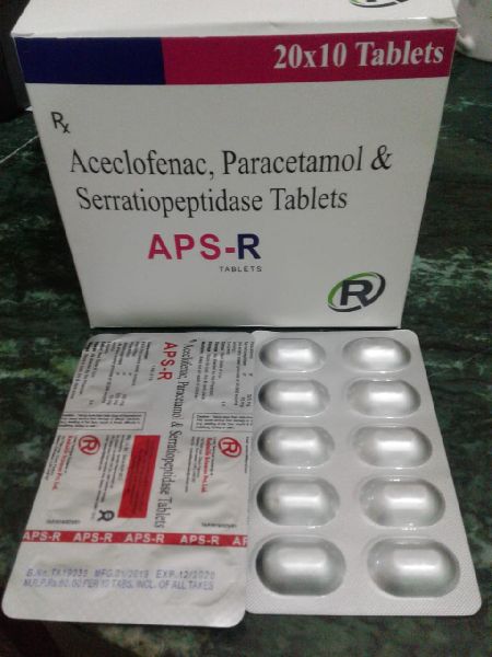 Aceclofenac & Paracetamol Tablets, Medicine Type : Allopathic