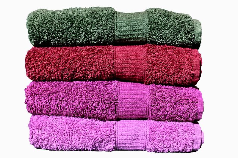 Bath Towel, Color : Black, Blue, Orange, Pink, Purple, White, Yellow, Multicolor