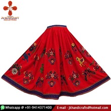 Embroidered Cotton Skirt