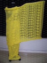 UNIQUE CHIKAN Embroidered Sarees, Age Group : Adults