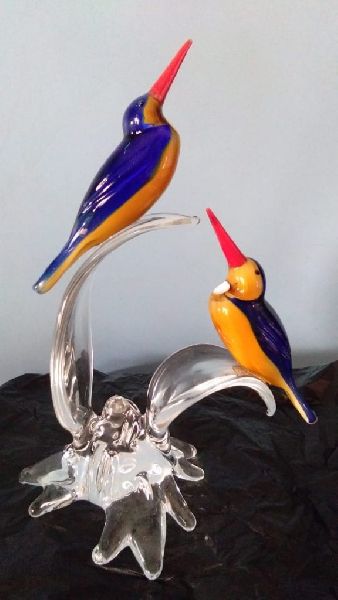 Handcrafted Glass Bird Statue, Style : Modern at best price INR 350 / Piece  in Firozabad Uttar Pradesh from India Glass Handicrafts | ID:4888851
