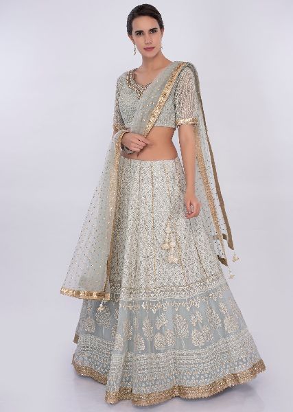 Embroidered lehenga, Size : XL