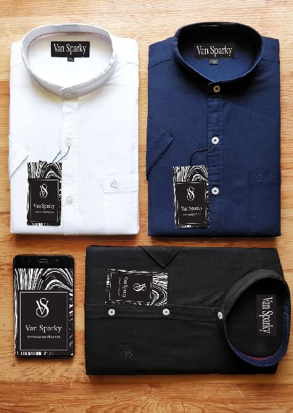 Full Sleeve Rayon Premium cotton shirts, Technics : Machine Made ...