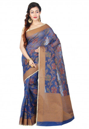 Weaving Silk Party Wear Banarasi Sarees, Feature : Quick Dry, Skin Friendly