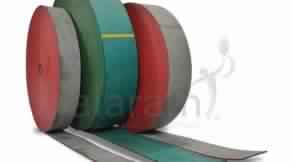 Rubber Flat-Belts, Color : Multi color