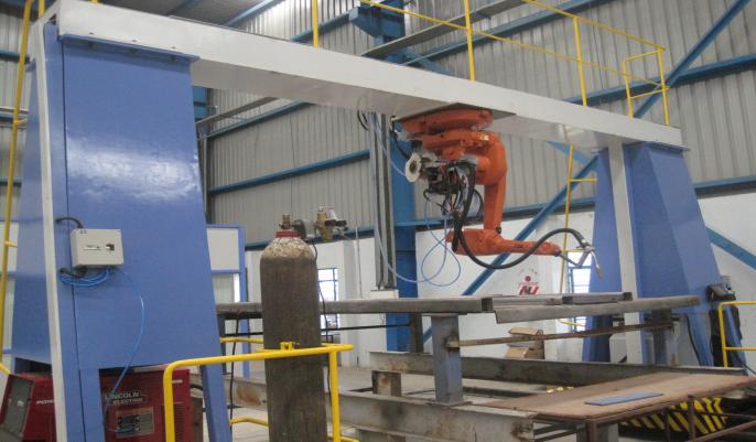 Gantry Type Robotic Welding System, Voltage : 440V