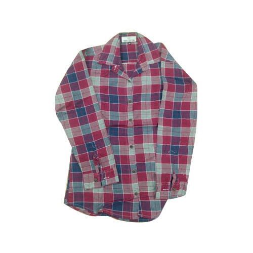 Cotton Girls Checkered Shirts, Occasion : Casual Wear