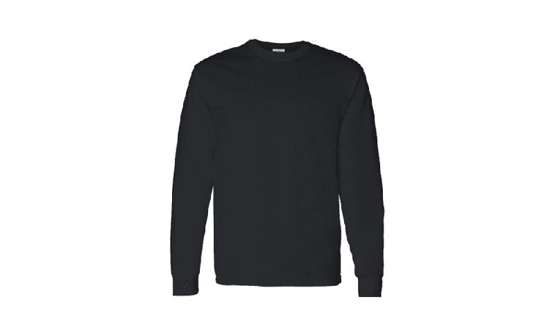 Plain Cotton Mens Black T-Shirt, Occasion : Casual Wear