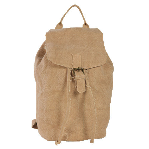 Plain Jute School Bags, Style : Backpack